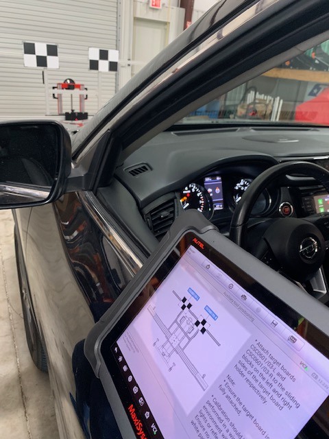 ADAS recalibration after windshield replacement